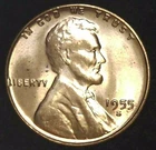 1955-S 1C Lincoln Wheat Cent Brilliant Uncirculated 24uh0813-2