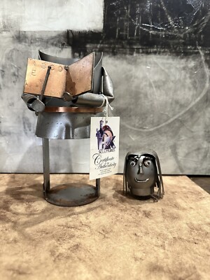H&K Steel Sculpture Bottle Holder-FEMALE TEACHER- Handmade Limited Edition