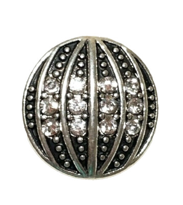 3D CLEAR RHINESTONES 18mm/20mm GINGER SNAP BUTTON FOR INTERCHANGEABLE JEWELRY