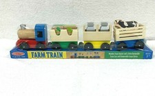 Melissa  Doug Wooden Farm Train