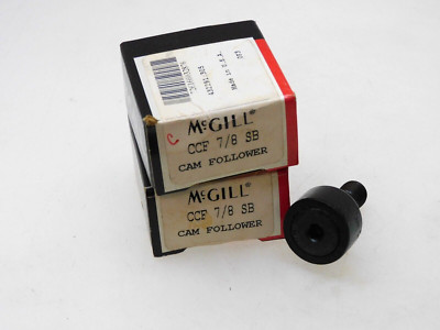 LOT OF 2 MCGILL CCF 7/8 SB CAM FOLLOWER BEARING CCF7/8SB