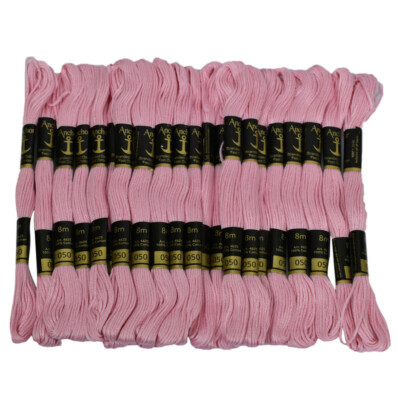 Anchor Threads Stranded Soft Cotton Sewing Floss Stitch Hand Embroidery,25 Pcs