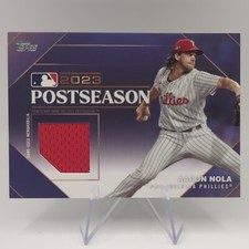 2024 Topps Series 1 Postseason Performance Relics /99 Aaron Nola #PPR-AN