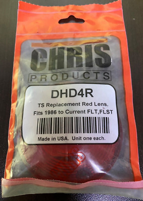 Chris Products Rear Red Turn Signal Repl Round Lens Harley86-19 FLT FLST  DHD4R