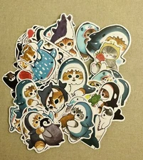 Random Mofusand Cat Matte Stickers V4 (10 pc Different Design Stickers!)