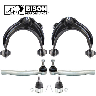 Bison Performance 6pc Front Control Arm TieRod End Ball Joint Kit For TSX Accord