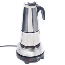 4/6/9 Cup Moka Pot Stovetop Espresso Maker Stainless Steel Coffee Machine Maker