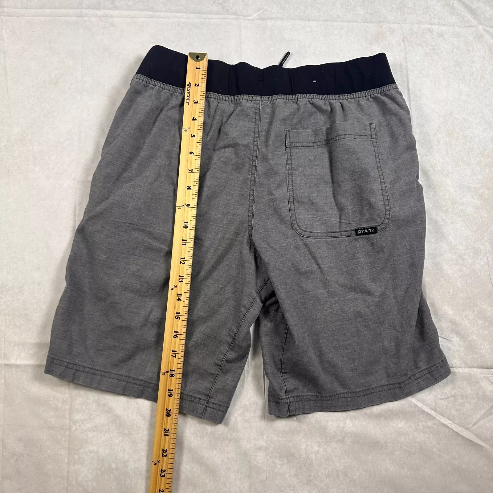 prana hemp blend stretch comfort lounge gym yoga casual shorts