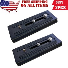 2*Sliding Quick Release Plate Adapter Plate f...
