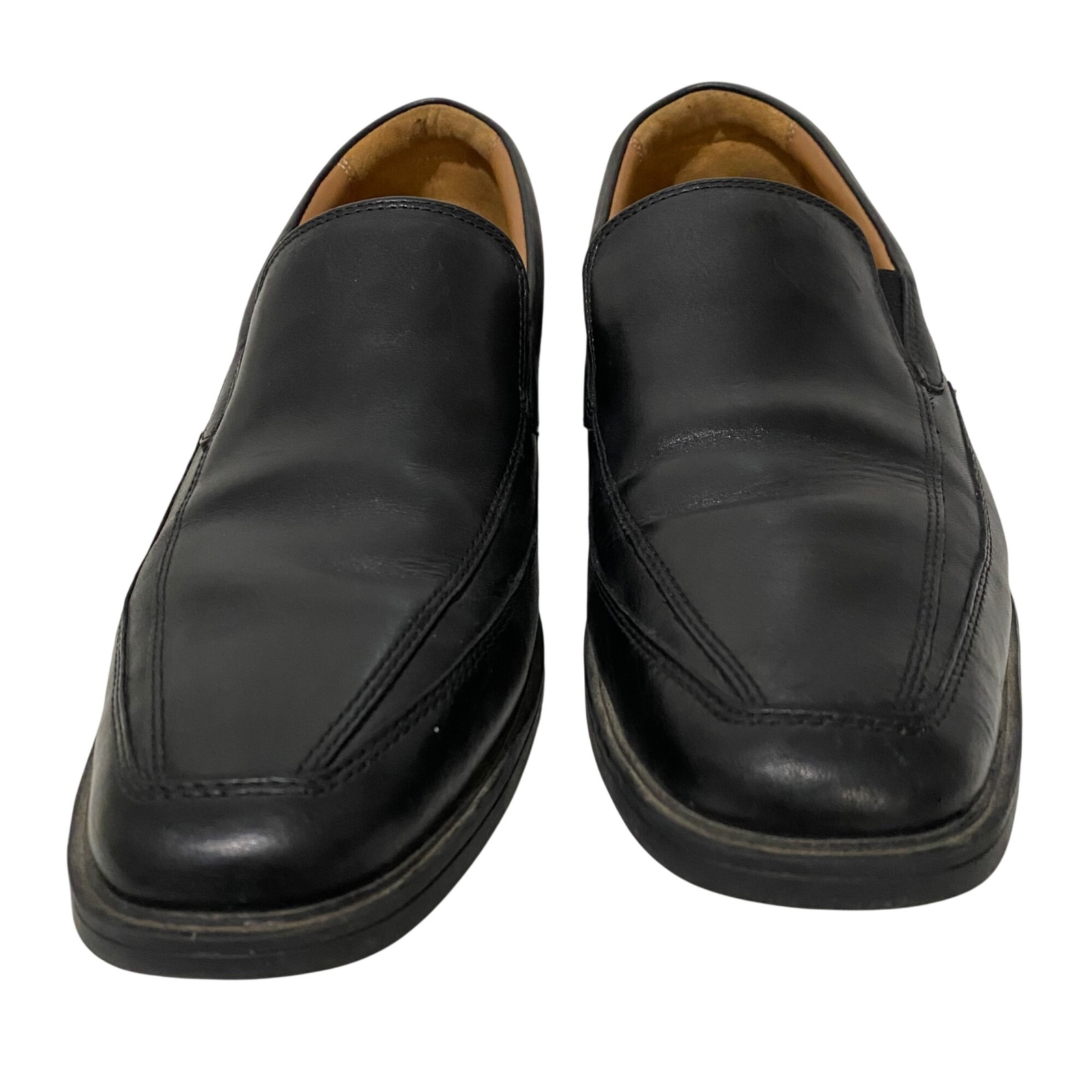 SAOLA Scarpe eleganti mocassino Clarks Tilden taglia 12 nero classico ufficio carriera