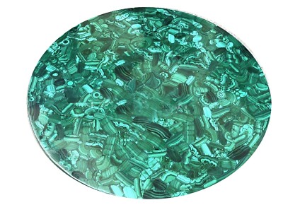 24 '' Marmor Kaffee Table Top Pietradura Malachit Handmade Arbeit Heim Dekor