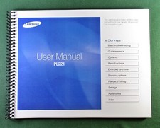 Samsung PL221 User's Manual: Full Color 115 Pages  Protective Covers