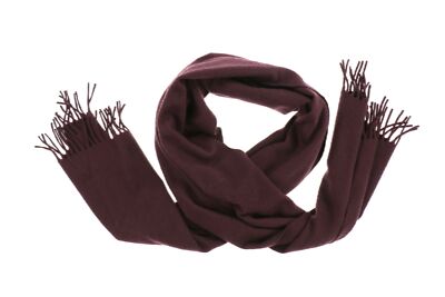 Loro Piana 270277 Women's Flannel Cashmere Sciarpa Grande Fringe