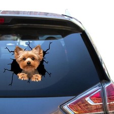 Yorkshire Terrier Stickers Yorkie Decal Sticker Yorkie Gifts Fun Weatherproof