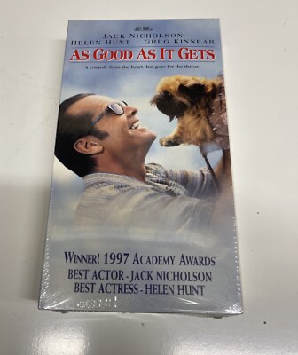 As Good as It Gets (VHS) Jack Nicholson, Helen Hunt - Brand New Unopened