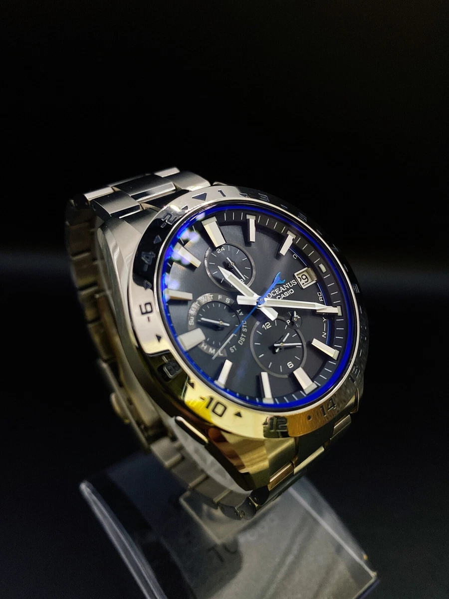 CASIO Oceanus OCW T3000 1AJF Solar Quartz GPS Near Mint eBay