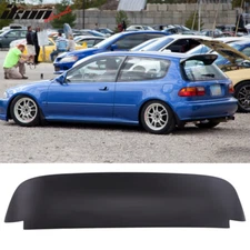 Fits 92-95 Honda Civic Duckbill Painted Matte Black Roof Spoiler Wing