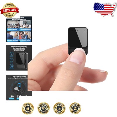 Effortless Audio Capture: 64GB Voice Recorder with USB & Voice Activation