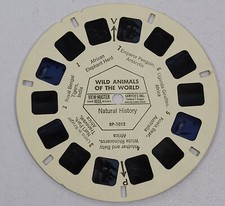 Wild Animals World Natural History View Master Reel Viewmaster Rare Vintage