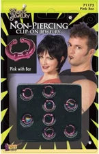 Forum Novelties Body Piercing bar, Pink