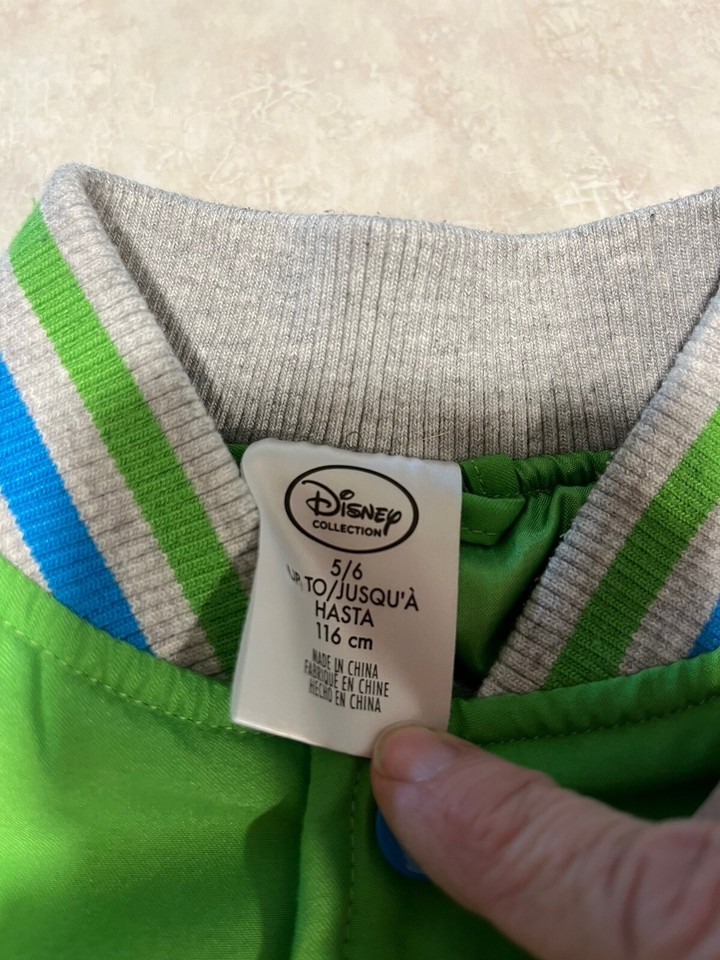 DISNEY Toy Story Varsity Jacket Buzz Woody Forky Star Size 5/6 WALT DISNEY eBay