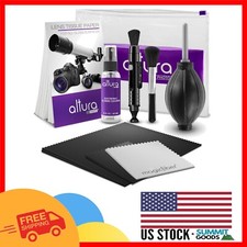 DSLR Camera Cleaning Bundle - 2oz Lens Cleaner Essential Accessories Included
