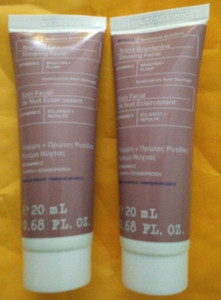 Two Korres Apothecary Wild Rose Night Brightening Sleeping Facial - 0.68 OZ.