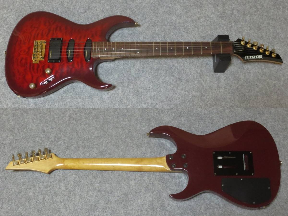 Electric Guitar Fernandes FGZ-420 VRG Model Red | eBay Electric Guitar Fernandes FGZ-420 VRG Model Red | eBay