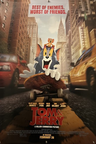 TOM & JERRY Original One Sheet Movie Poster - 2021 - 第 1/5 張圖片