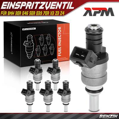 6x Einspritzdüse Einspritzventil für BMW 3er E46 320-328 5er E39 520 525 Z3 Z4