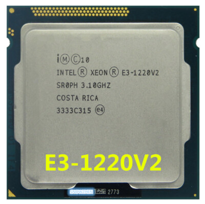 Intel Xeon 12 V2 Cpu Quad Core Sr0ph 3 1 Ghz 8m 5 Gt S Lga 1155 Processor Ebay