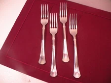 Set Of 4 Mikasa CONCORDE Dinner Forks 18/8 Stainless Steel Flatware 8" B