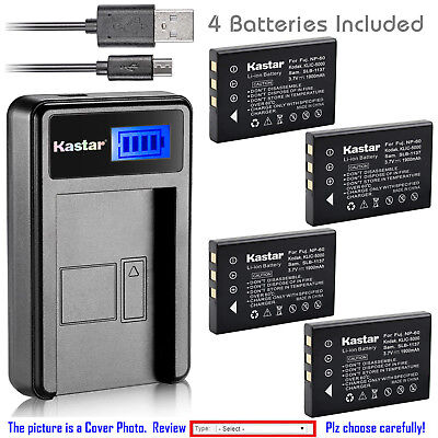 Kastar Battery LCD Charger for Olympus LI-20B OLYMPUS Ferrari Digital Model 2004