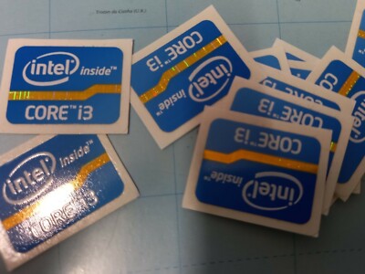 INTEL CORE i3 INSIDE MODDING PC STICKER STICKER - ORIGINAL NEW X SKIN