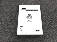 JLG 740AJ Boom Lift w ADE or UGM Control Module Parts Catalog Manual PN 3121161