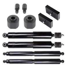 3" Front & 1" Rear Leveling Kit & Shock Strut For 00-04 Ford F250 Super Duty 2WD