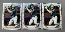 3x Lot 2020 Bowman Chrome Prospects Baseball #BCP-105 Nick Allen Base Athletics