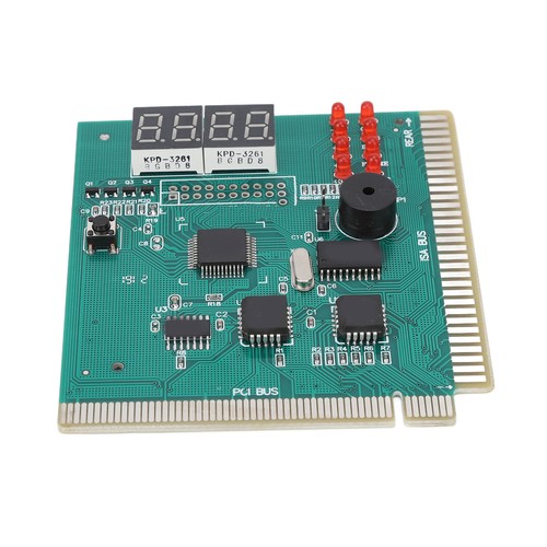 PC Diagnostic Card 4 Digit Standard PCI ISA Port Dual POST Code Display Desktop - Photo 9/22