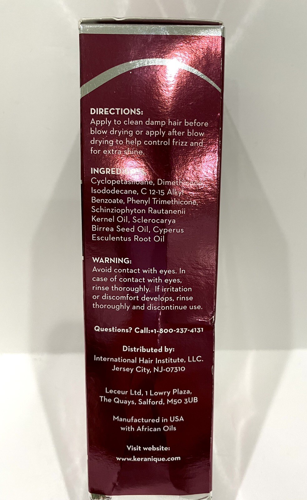 Marula Oil Hair Treatment Mist for Fine or Thinning Hair- 2.0 oz.