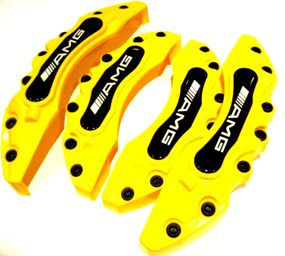 Cubiertas de pinza de freno amarillas para Mercedes C300 G S ML500 GLA GLB CLASE GLC nuevas25 Foto 3 de 4