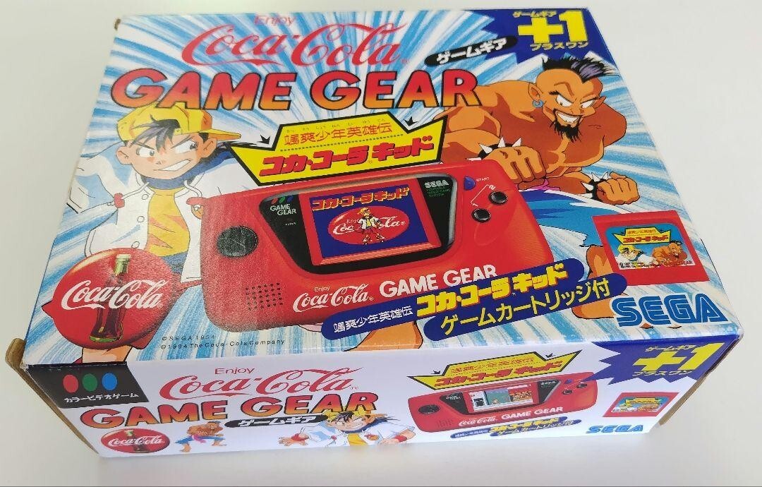 Coca-Cola GAME GEAR ゲーム機 Sega Game Gear Coca-Cola Console - Consolevariations