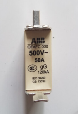 ABB Fuses Accessories Fused Cores  OFAFC000GG50 50A