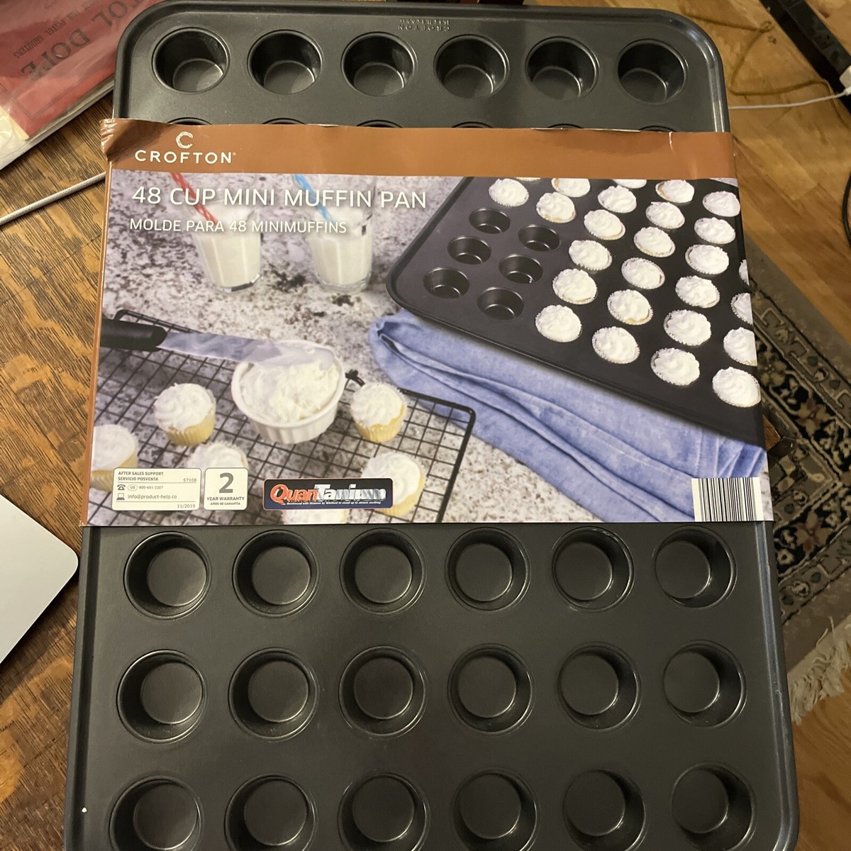 Wilton 48 Mini Cupcake Pan Wilton 48-Cup Non-Stick Mini Muffin