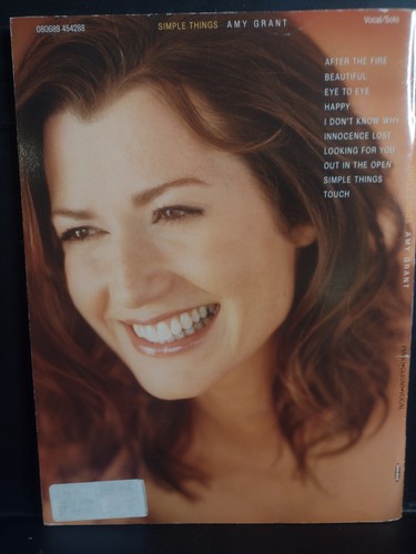 Amy Grant Songbook Simple Things Piano Guitar Vocal Color Photos New!!! - Picture 15 of 15