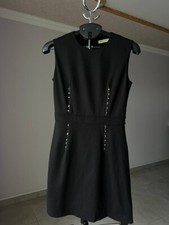 VERSACE JEANS INTERNATIONAL SPA ITALY SLEEVELESS BLACK DRESS WOMENS LADIES