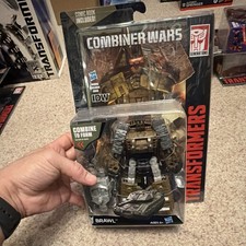 Hasbro Transformers Combiner Wars Brawl Figure with Comic Book