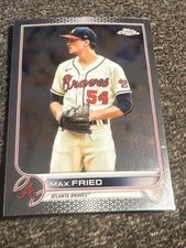 2022 Topps Chrome Max Fried Atlanta Braves #75 A64