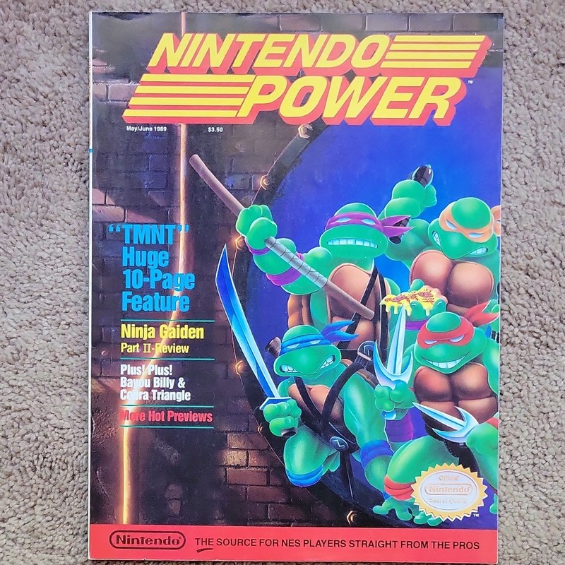 Nintendo Power VOL #6 TMNT Very Good Exterior * Read Desc For Damage Info