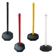 85cm Traffic Cone Barrier Warning Pile Versatile Water Fillable Street Pole for