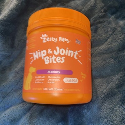 Zesty Paws Hip & Joint Mobility Bites - With OptiMSM - 90 Chews